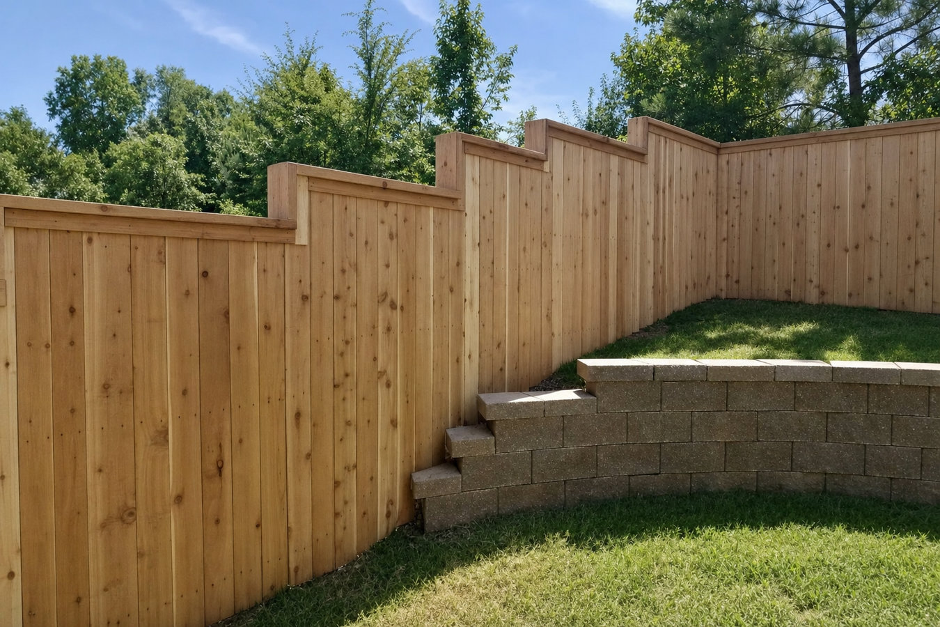 Custom fence design in Stephenville, TX