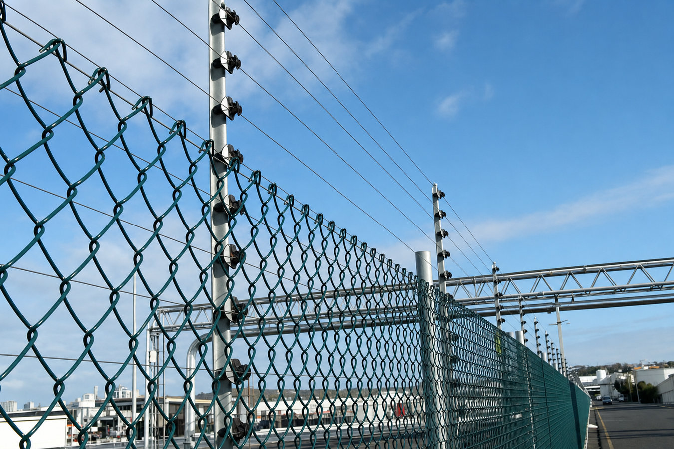Security fence installation